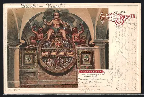 AK Bremen, Bachusfass im Ratskeller