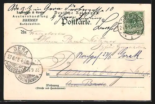 AK Bremen, Bachusfass im Ratskeller