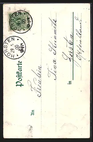 AK Wilhelmshaven, Prinz Adalbert Denkmal