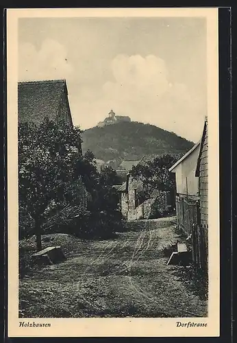 AK Holzhausen / Thüringen, Dorfstrasse