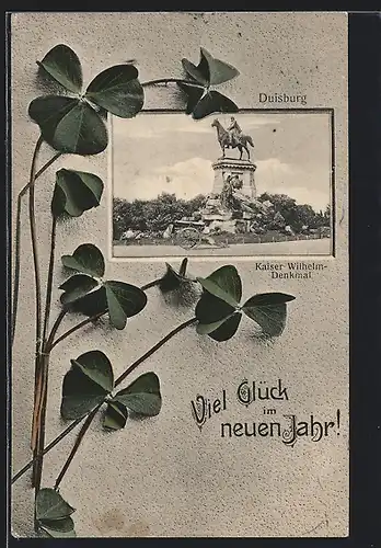 AK Duisburg, Kaiser Wilhelm-Denkmal