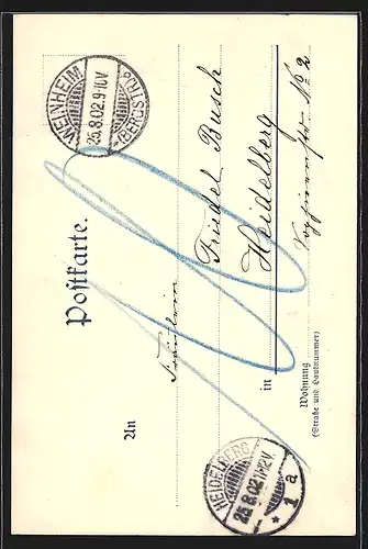 AK Weinheim a. d. B., Fuchs`sche Mühle