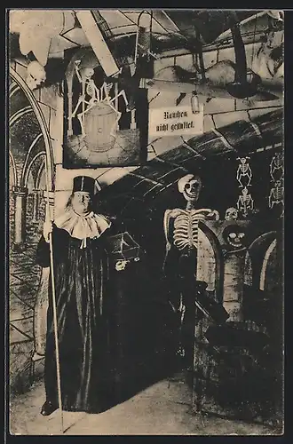 AK Dresden, Gasthaus Josephus Linke, Katakomben