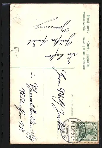 AK Berlin, Leipziger Strasse mit Geschäften und Blick auf Spittelmarkt, Strassenbahn