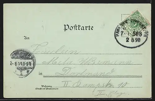 AK Heidelberg / Neckar, Panorama von der Terrasse aus