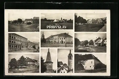 AK Pribyslav, Ortspartie, Strassenpartie, Turm