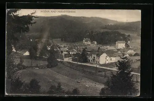 AK Rozná nad Pernstejnem, Panorama