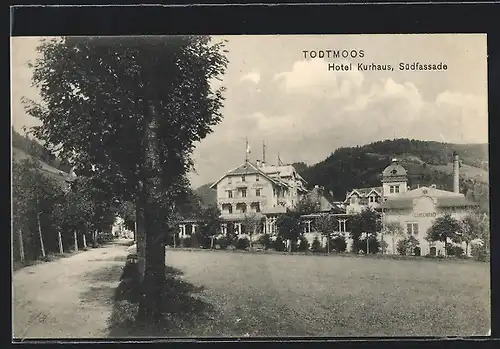 AK Todtmoos, Hotel Kurhaus, Südfassade