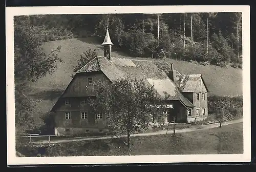 AK St. Märgen, Glockenhäusle im Holzschlag