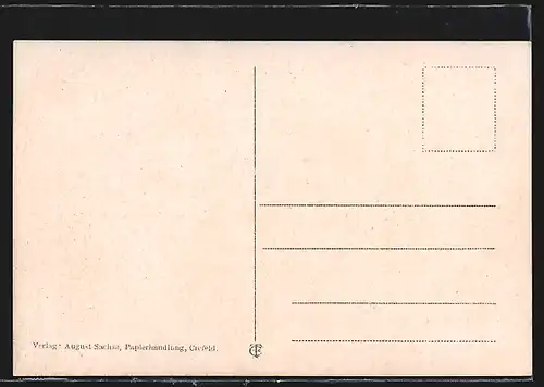 AK Crefeld, Hansahaus am Hauptbahnhof