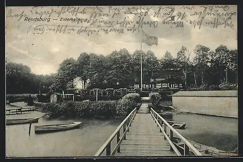 AK Rendsburg, Eiderhalle, Steg