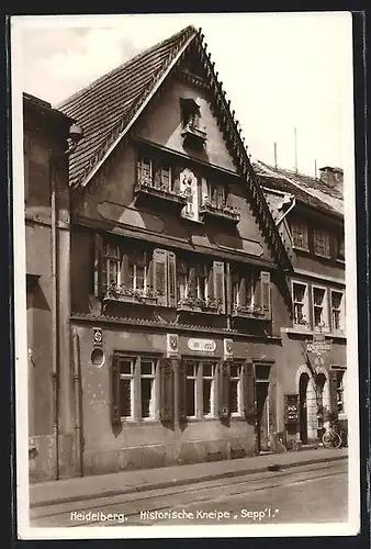 AK Heidelberg / Neckar, Historische Kneipe Sepp`l