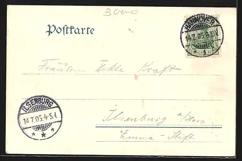 AK Hannover, Ernst August-Platz mit Denkmal