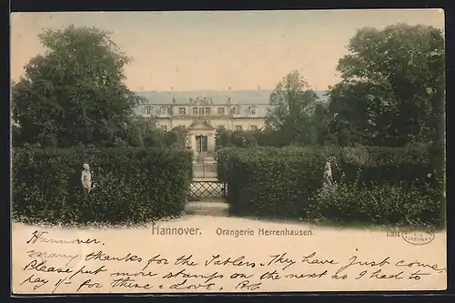 AK Hannover, Orangerie Herrenhausen