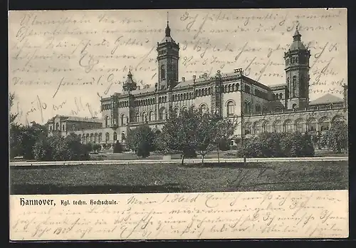 AK Hannover, Kgl. technische Hochschule