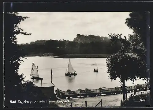 AK Bad Segeberg, Ausblick vom Kurpark