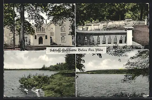 AK Belau /Krs. Plön, Schloss-Gasthaus