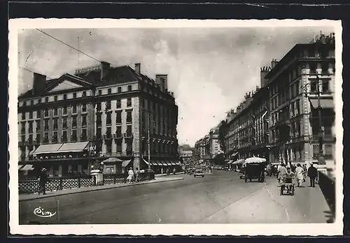 AK Genève, Rue du Mont-Blanc, Strassenpartie