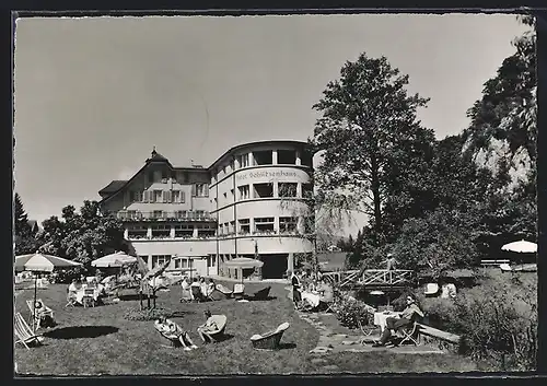 AK Stansstad /Vierwaldstättersee, Hotel Schützenhaus von Rob. Naepflin
