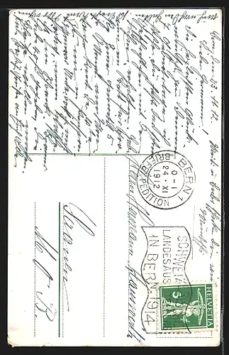 AK Bern, Denkmal Rudolf von Erlach