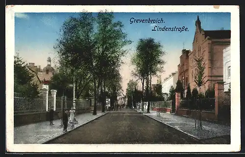 AK Grevenbroich, Partie an der Lindenstrasse