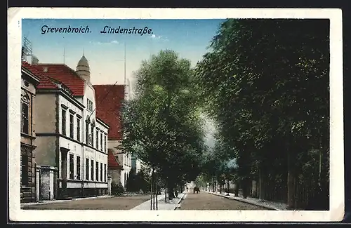 AK Grevenbroich, Blick in die Lindenstrasse