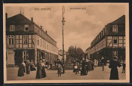 AK Bad Driburg, Brunnenplatz