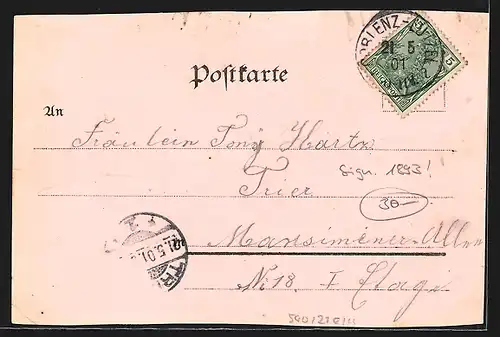 AK Arenberg, Kirche Innen- und Aussenansicht, Schlafende Jünger, Oelberg