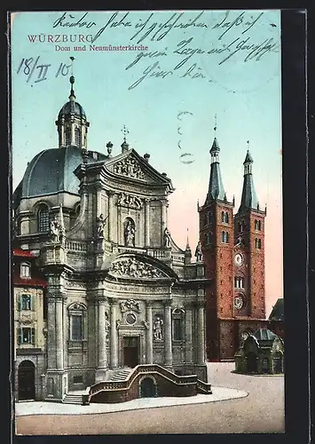 AK Würzburg, Dom und Neumünsterkirche