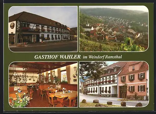 AK Ramsthal, Gasthof und Metzgerei Wahler, Inh. Roland Wahler, Hauptstr. 28
