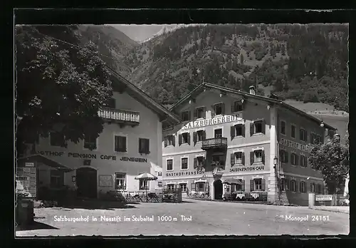 AK Neustift im Stubaital, Hotel Salzburgerhof und Gasthof Jenewein