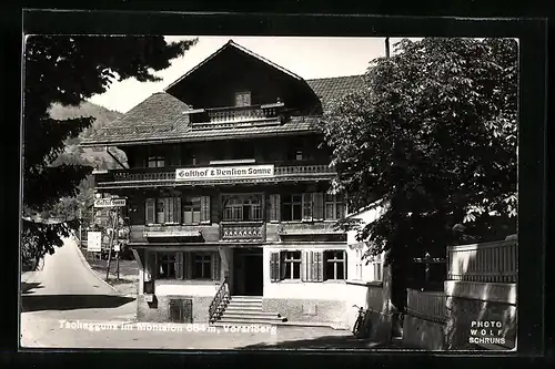 AK Tschagguns im Montafon /Vorarlberg, Gasthof & Pension Sonne