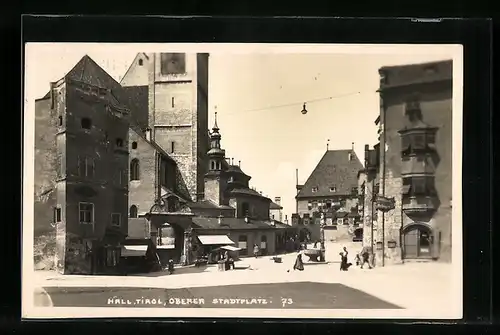AK Hall, Partie am Oberen Stadtplatz