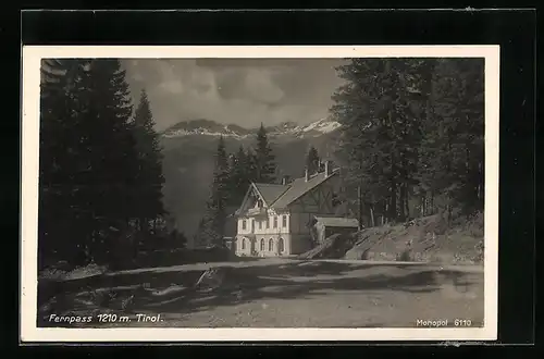 AK Fernpass, Alpenhotel im Bergidyll
