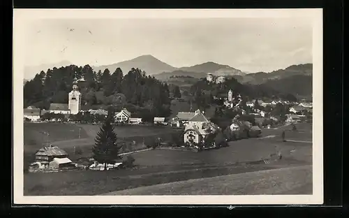 AK St. Marein, Ortsansicht mit Neumarkt