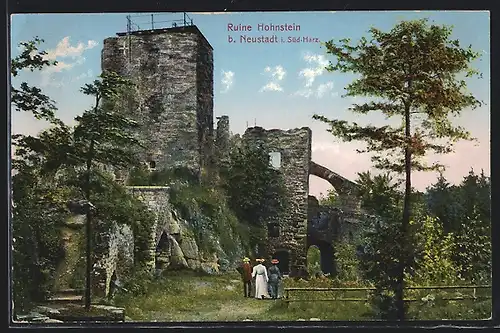 AK Neustadt i. Südharz, Ruine Hohnstein