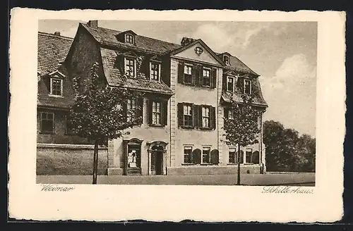 AK Weimar / Thür., Das Schillerhaus