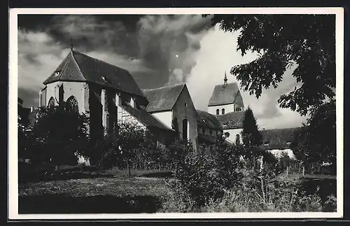 AK Reichenau /Bodensee, Inselpartie, Mittelzell, Kirche