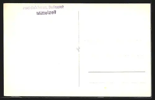 AK Reichenau /Bodensee, Inselpartie, Mittelzell, Kirche
