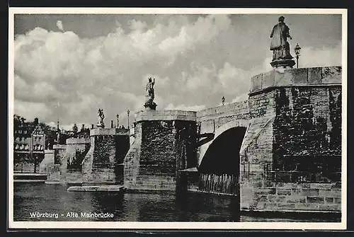 AK Würzburg, Alte Mainbrücke