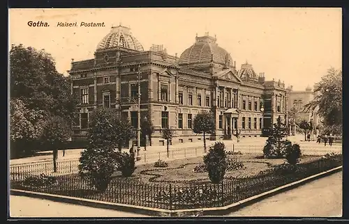 AK Gotha, Kaiserl. Postamt