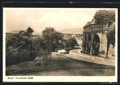 AK Kassel, Ansicht an der Frankfurter Strasse