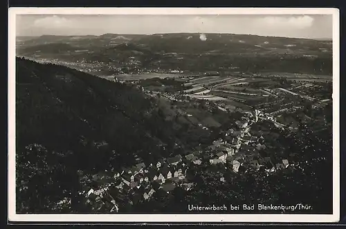 AK Unterwirbach b. Bad Blankenburg /Thür., Gesamtansicht