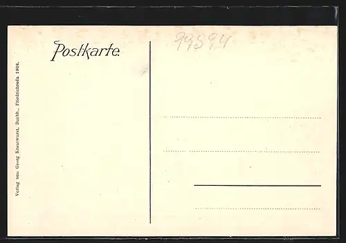 AK Friedrichroda, Blick auf Gasthof Heuberghaus