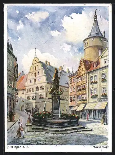 AK Kitzingen, Marktplatz