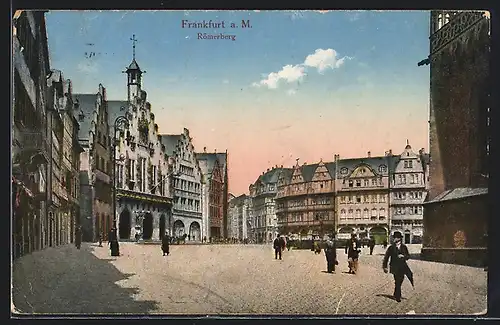 AK Alt-Frankfurt, Ortspartie am Römerberg