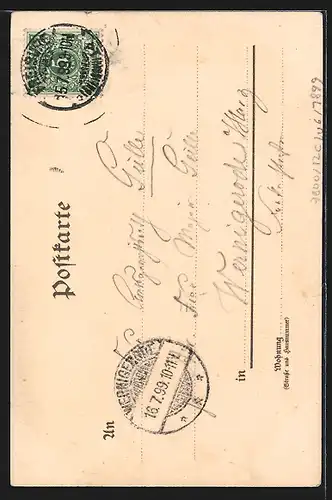 AK Freiburg i. B., Ortsansicht mit Münster