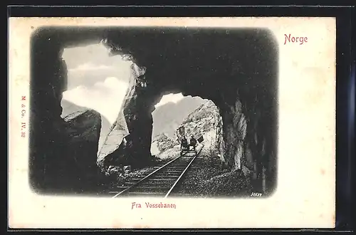 AK Vossebanen, Panorama mit Bergban