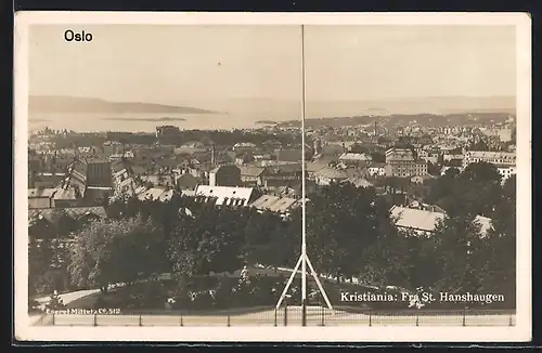 AK Kristiania, Fra St. Hanshaugen