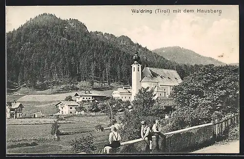 AK Waidring, Teilansicht mit dem Hausberg